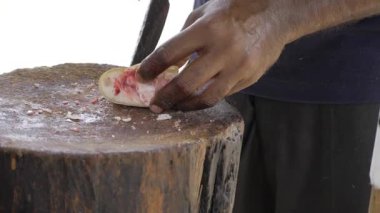 Domuz Kasaplığı Sanatında Uzman Tekniği Aksiyon Tekniği