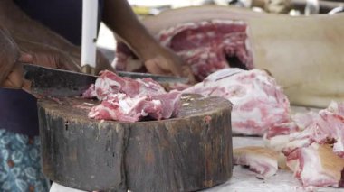 Kesme Sınırı Eşsiz Domuz eti Hazırlama Tekniği