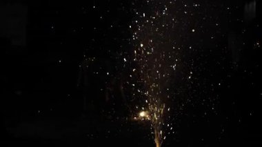 Muhteşem bir Diwali Havai Fantezi Gözler için Görsel Muamele