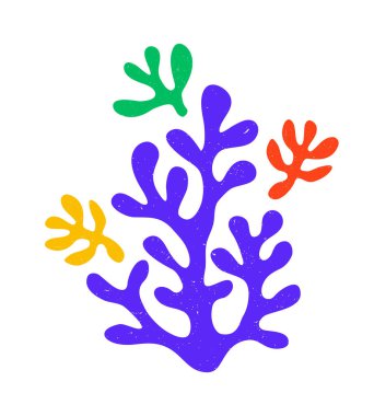 Estetik el yapımı, soyut yapraklar ve akışkan şekil formlarıyla çağdaş vektör bileşimi. Yaratıcı Matisse çiçek resimlerine ilham verdi. Çocuksu İskandinav arka planı, duvar kağıdı, baskı