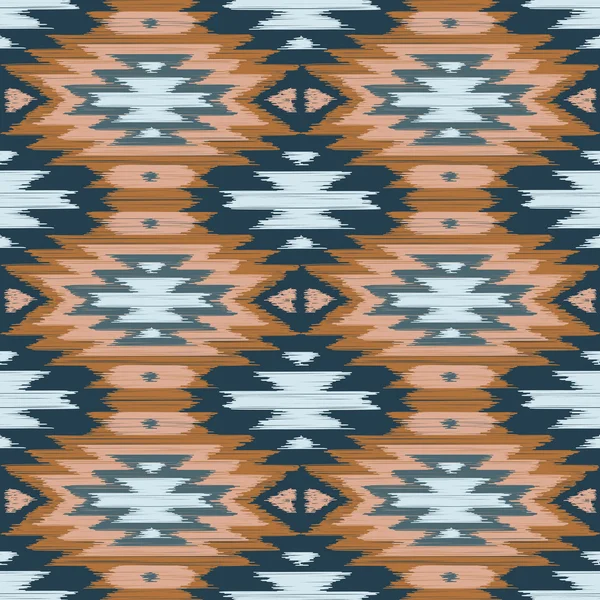 Modèle ethnique ikat sans couture vectoriel — Image vectorielle