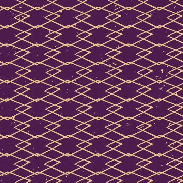 Vektor Grunge nahtloses Muster mit Diamanten. abstrakte Textur für Website-Hintergrund, Druck, Wohnkultur, Modestoff, Textil, Geschenkpapier, Sammelalbum. — Stockvektor