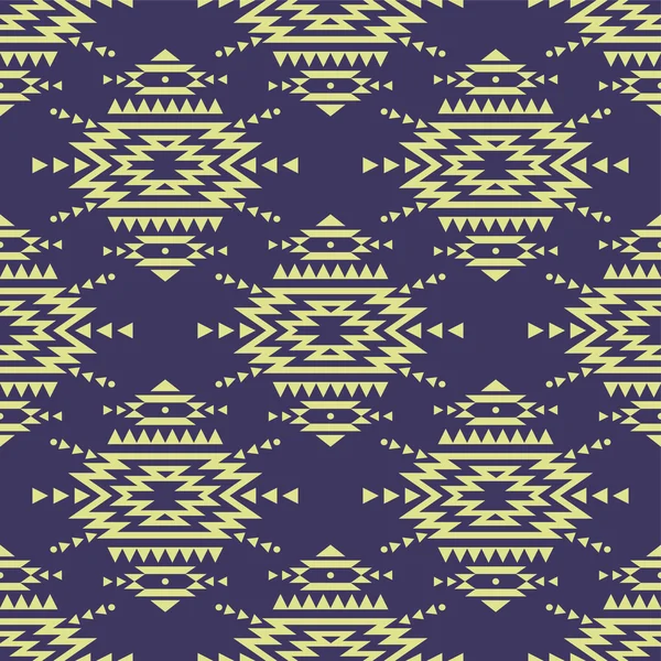 Vector colorful seamless decorative ethnic pattern. American indian motifs. Background with aztec tribal ornament. Romantic boho style. — Stockvector