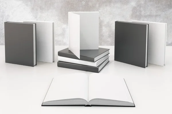 Studie concept met geopende boeken — Stockfoto