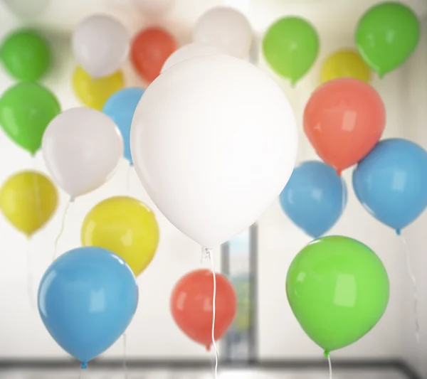 Varios globos de colores — Foto de Stock