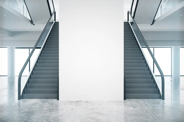 Diseño de interiores con dos escaleras — Foto de Stock