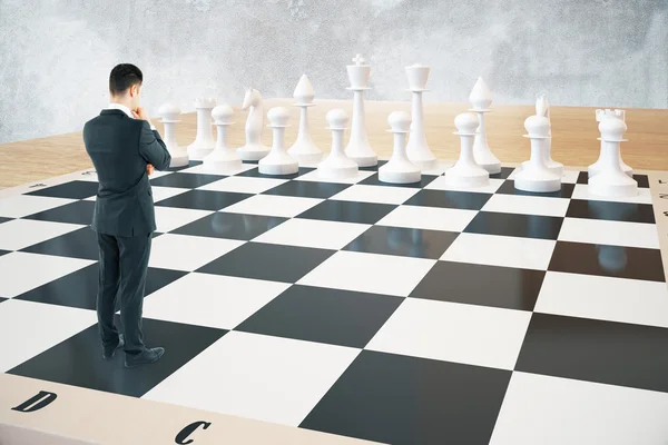 Strategie koncepce šachovnice — Stock fotografie