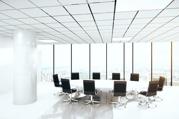 Sala de conferências com vista para a cidade — Fotografia de Stock