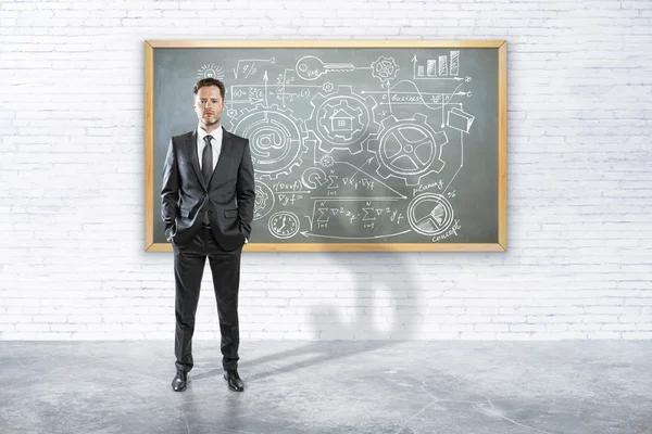 Man standing in room — Stock Photo, Image