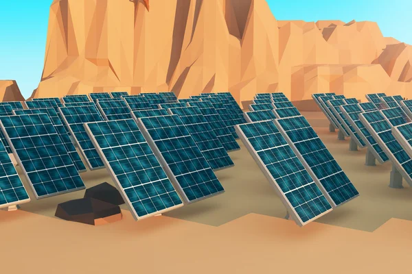 Solar panels closeup — Stock Photo, Image