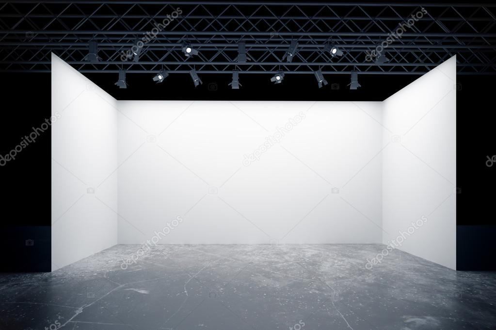 palco vazio branco — Fotografias de Stock © peshkov 121772138