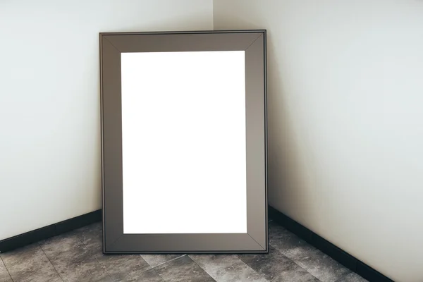 Fecho de quadro de imagem em branco — Fotografia de Stock