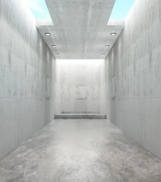 Abstract concrete interior — Stock Photo, Image
