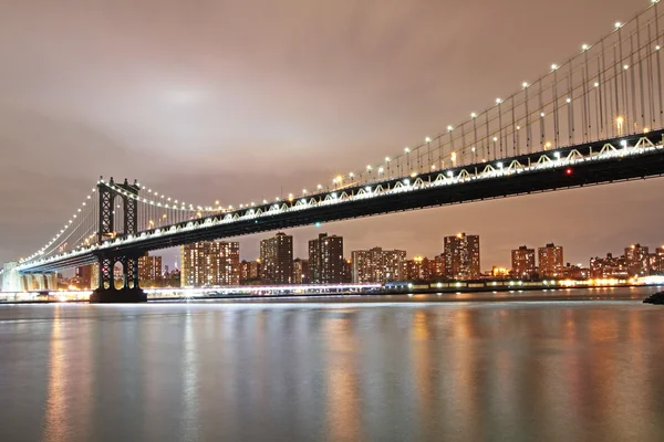 Бруклінський міст в Нью-Йорку — стокове фото
