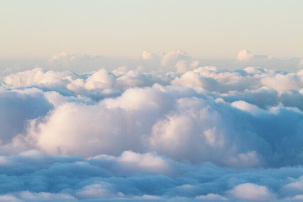 Blue sky with clouds