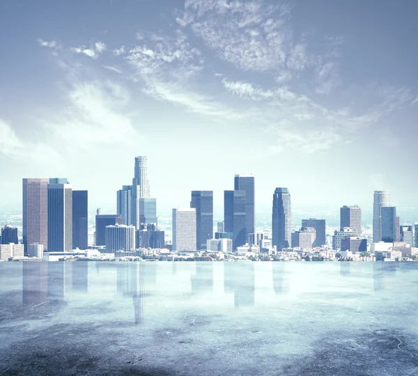 CIDADE URBANA SKYLINE — Fotografia de Stock