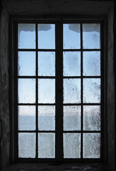 Old dirty window texture — Stock Photo, Image