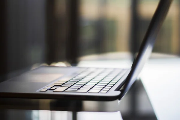 Modern laptop  keyboard — Stock Photo, Image