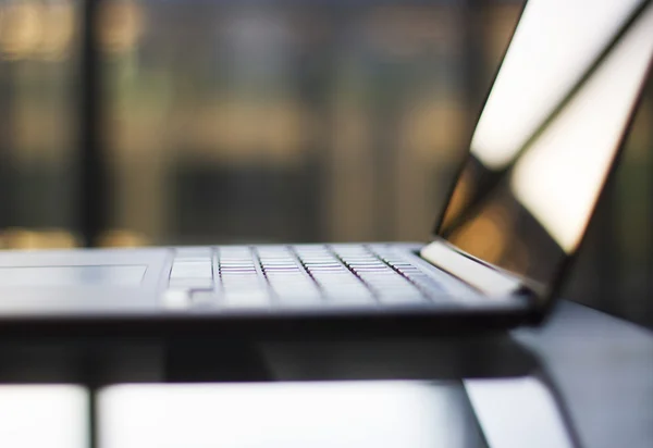 Modern laptop  keyboard — Stock Photo, Image