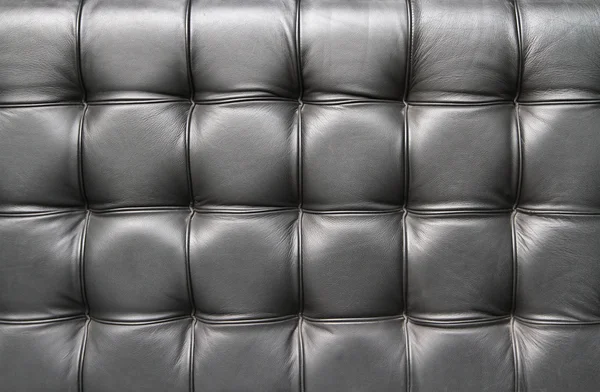 Black leather background — Stock Photo, Image