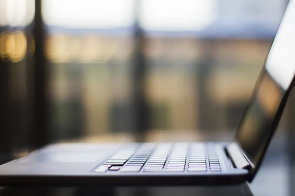 Modern laptop keyboard — Stock Photo, Image