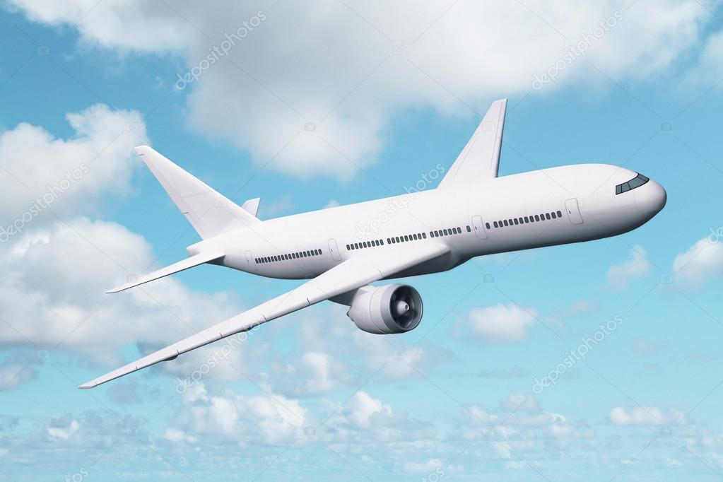 Big white airplane