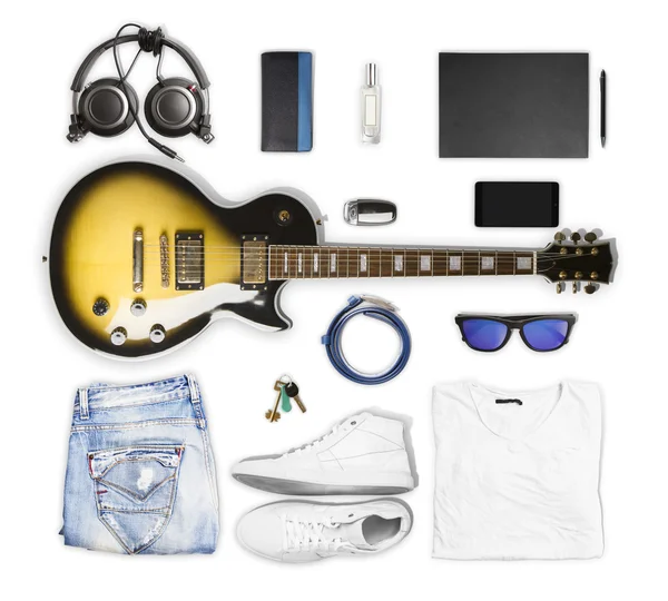 Guitarra, desgaste y accesorios —  Fotos de Stock