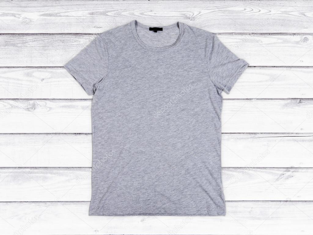 blank gray t-shirt, mock up
