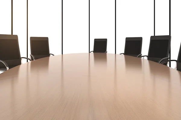 Mesa y sillas de conferencia —  Fotos de Stock