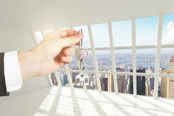 Keys to new apartments — Stock Photo, Image