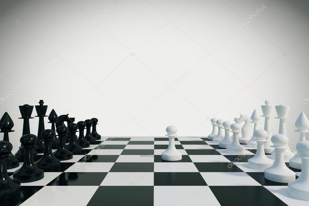 Game of chess concept