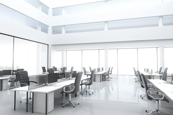 Großes, helles, modernes Büro — Stockfoto