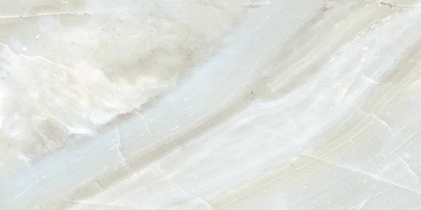Ivory Color Onyx Marble Design Natural Veins Polished Finish — Stock Photo, Image