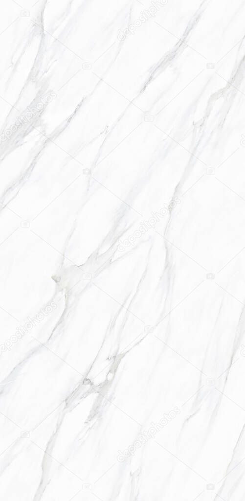 white Statuario marble design with polished finish high resolution image