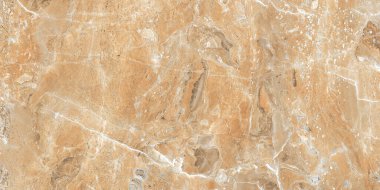 duvar kiremitleri ve duvar kağıdı için kullanılan taş dokusu ve damarları olan kahverengi renkli doğal mermer tasarımı 