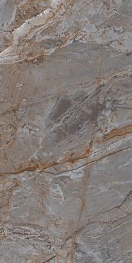 Gri renk doğal mermer tasarımı, parlak yüzey taş dokusu ve karo ve döşeme tasarımı için yüksek çözünürlüklü damarlar.