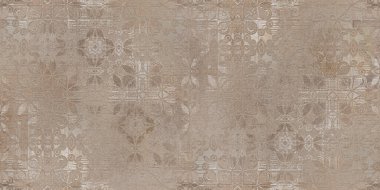 duvar kiremitleri ve duvar kağıdı için kahverengi arkaplan çiçek tasarımı