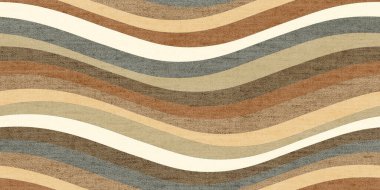 Duvar kağıdı ve duvar karoları için çok renkli dalga tasarımı resmi