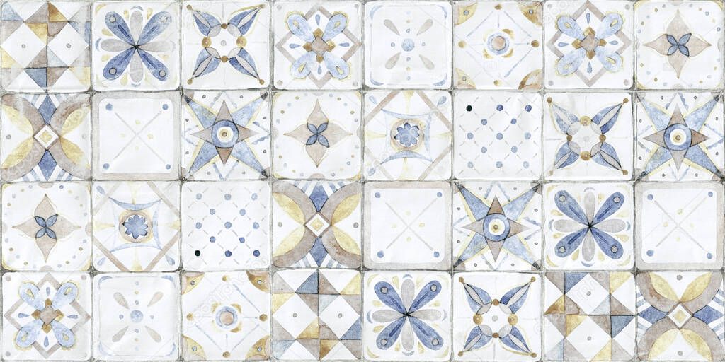 white color square pattern with wall tiles and wall tiles design