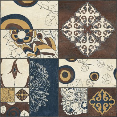 duvar taşı ve duvar kağıdı için çok renkli geometrik arkaplan tasarımı