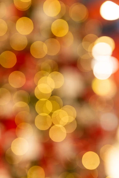 Bokeh Dunklen Farben Dunkle Weihnachtsbokeh Rot Mit Orangefarbenem Bokeh Aus — Stockfoto