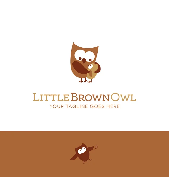 Design de logotipo para loja infantil, creche, recursos parentais — Vetor de Stock