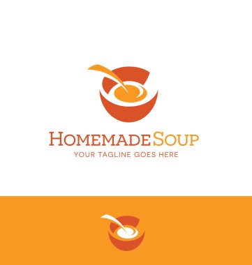 soyut kase ve gıda veya beslenme logosu için kaşık