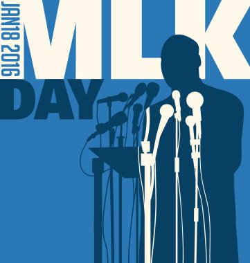 Gösterim amacıyla Martin Luther King günü, 18 Ocak 2016.