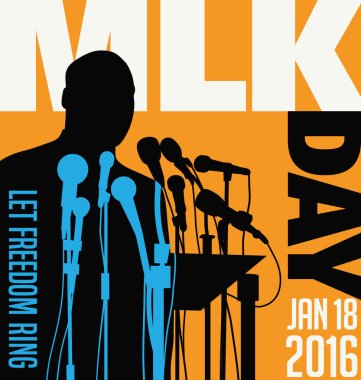 Gösterim amacıyla Martin Luther King günü, 18 Ocak 2016.