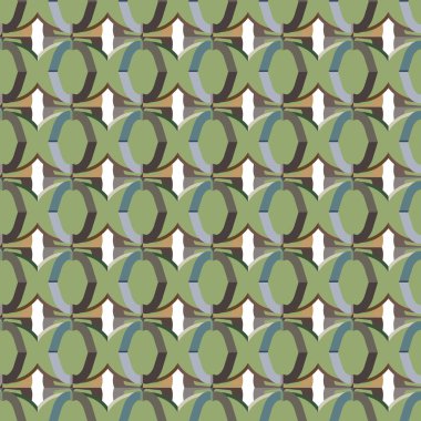 Geometrik şekilli kusursuz desen vektör çizimi