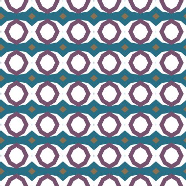 Geometrik şekilli kusursuz desen vektör çizimi