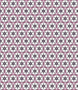 Geometrik şekilli kusursuz desen vektör çizimi