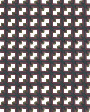 farklı geometrik şekillere sahip soyut, pürüzsüz desensiz vektör çizimi