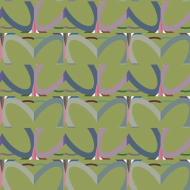 Tekrarlanan geometrik şekilli kusursuz desen, vektör illüstrasyonuName